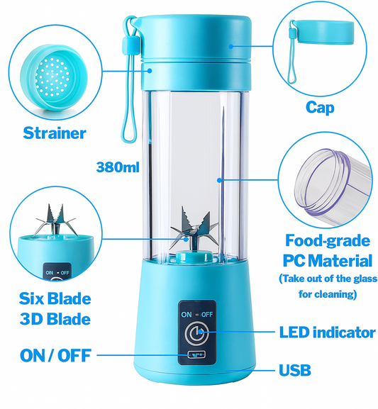 MINILICUADORA PORTATIL- RECARGABLE