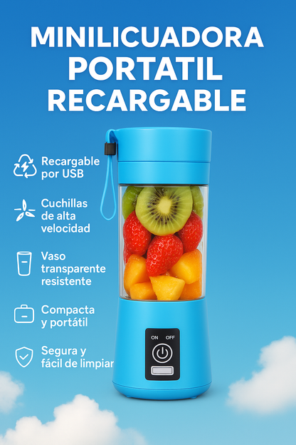 MINILICUADORA PORTATIL- RECARGABLE