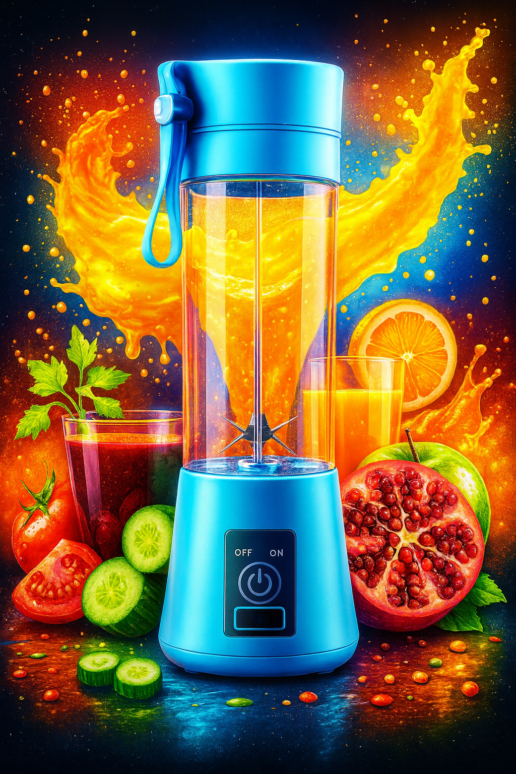 MINILICUADORA PORTATIL- RECARGABLE